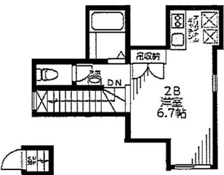 クレアシオン【2階】の間取り