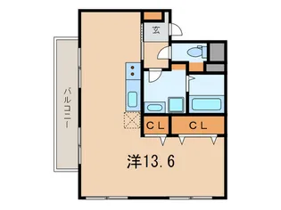 芦屋リバーウエストマンション【2階】の間取り