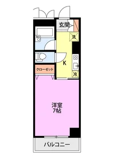 マリナーズコート新潟【4階】の間取り