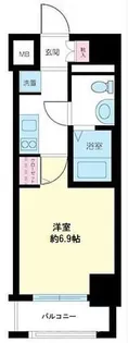 Rising Place 桜木町二番館【2階】の間取り