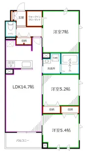 東京都中野区白鷺3【アパート】の間取り