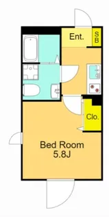 グランヴィル西大井【4階】の間取り