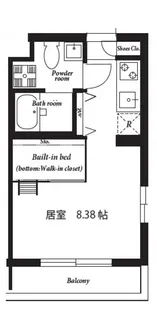Graces東中野【1階】の間取り