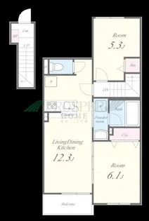 コート・ド・ボーヌ深江南北棟の間取り