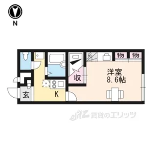 レオパレスウィンウィン【1階】の間取り