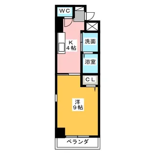 グランダリュール【8階】の間取り