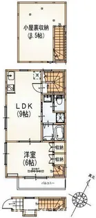 東京都国分寺市光町2【アパート】の間取り