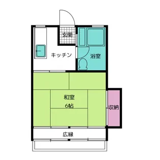 三鷹第二城山ハイツ【3階】の間取り