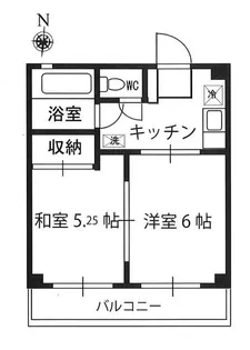 神奈川県大和市中央林間4【マンション】の間取り