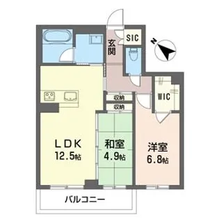 NレジデンスI【3階】の間取り