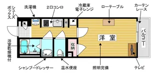 大阪府豊中市宝山町【マンション】の間取り