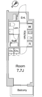 プラウドフラット仙川II【2階】の間取り