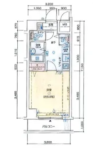 エルニシア亀戸【4階】の間取り