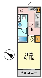 東京都葛飾区新小岩1【マンション】の間取り