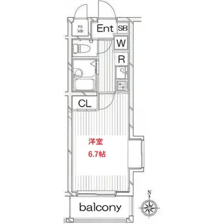 東京都大田区西馬込2【マンション】の間取り