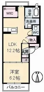 広島県福山市南手城町1【アパート】の間取り