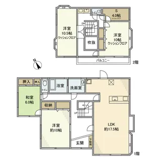 埼玉県東松山市大字下唐子【一戸建】の間取り