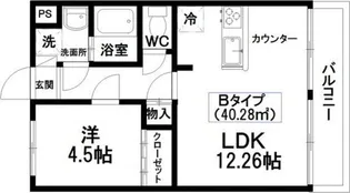 セレクト小松島【2階】の間取り