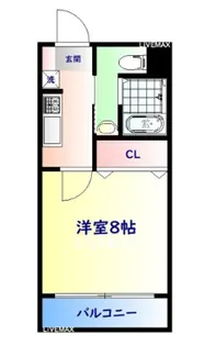 バーシティハウス泉A【4階】の間取り