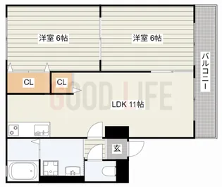 兵庫県加古川市平岡町新在家【アパート】の間取り