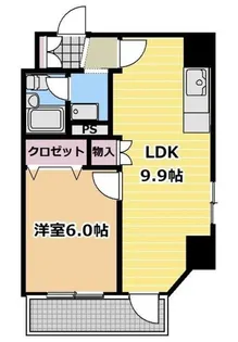 ロワール豊玉【1階】の間取り