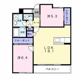 グランフォーレ【2階】の間取り