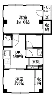 ちどりビル【4階】の間取り