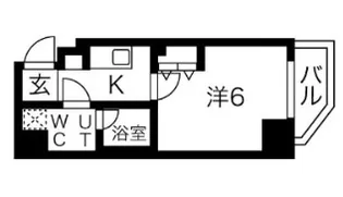 スパシエソリデ武蔵小杉【5階】の間取り