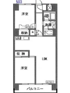 グランメール戸田II【5階】の間取り