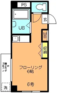 エスポア【2階】の間取り