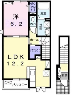 グラシアス【2階】の間取り