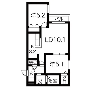 Campanello(カンパネーロ)【3階】の間取り