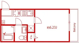 横浜コリーヌモダン【2階】の間取り