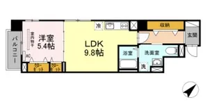 ボンシャンス【2階】の間取り