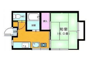 コーポ三幸B【2階】の間取り