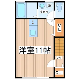 ファニスタ保春院前丁【2階】の間取り