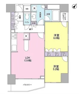 LaSante五反田【3階】の間取り