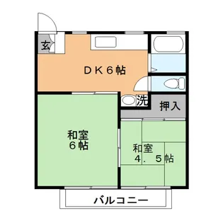 メゾン桜【2階】の間取り