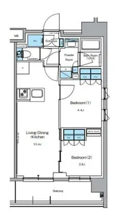 東京都墨田区京島2【マンション】の間取り