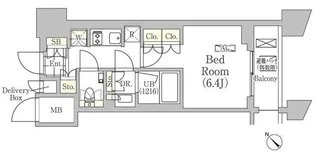 メゾンカルム日本橋馬喰町【10階】の間取り
