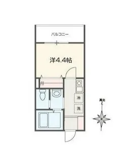 東京都東村山市秋津町1【アパート】の間取り