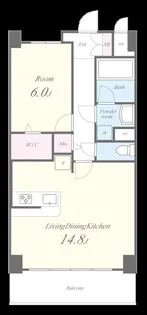 クロシェット【1階】の間取り