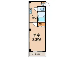 レフア南常盤台【2階】の間取り