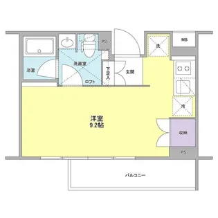 スタイリオ中延IIWEST【1階】の間取り