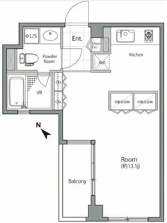 レジディア南雪谷【5階】の間取り