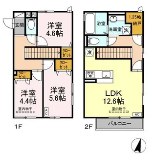 エルデガーデン I号館【1階】の間取り