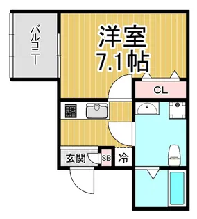 LOTUS Tsukaguchi 2【2階】の間取り
