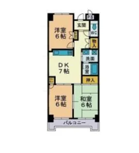 パストラル飯島【3階】の間取り