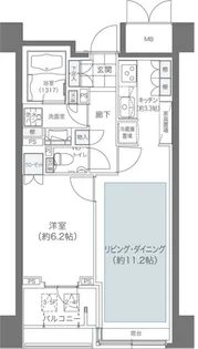 メゾンカルム本郷【2階】の間取り
