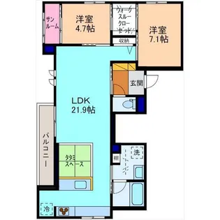 リオ・ブランコ【3階】の間取り